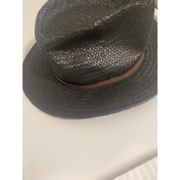 Brixton Black Straw Hat One Size - Picture 4 of 5